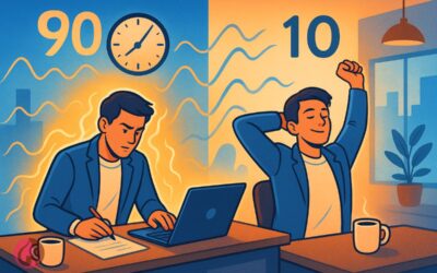 قانون ۹۰/۱۰ چیست؟ روشی ساده برای تمرکز عمیق بدون فرسودگی
