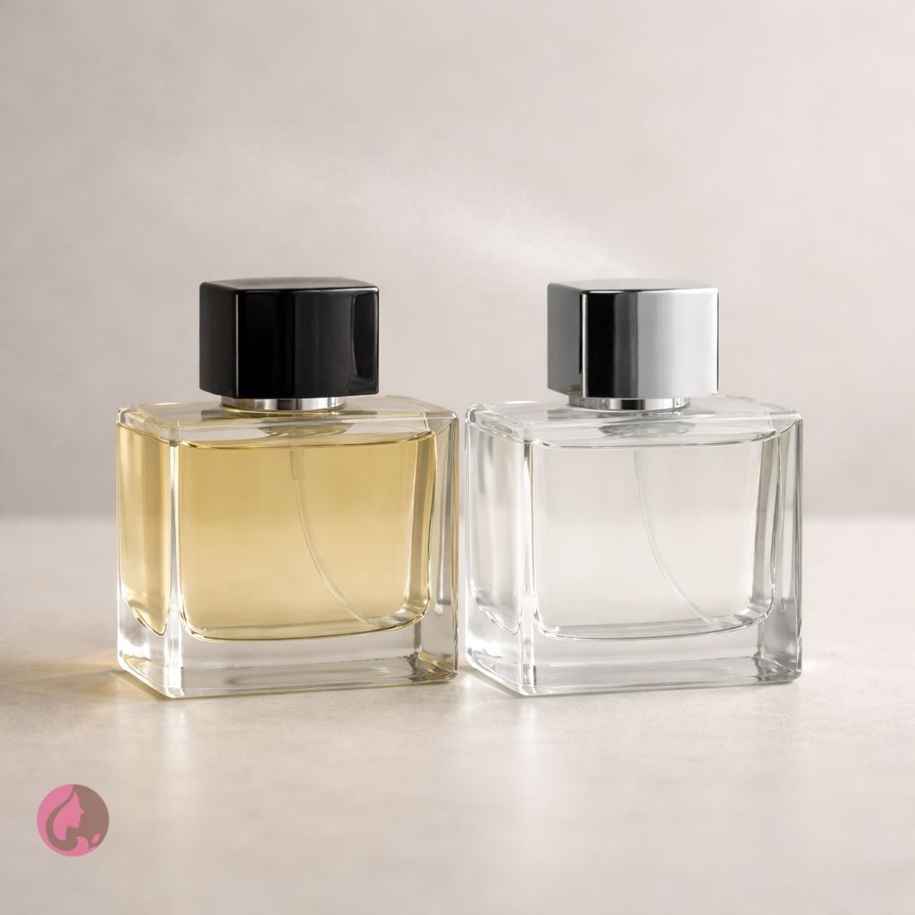 راهنمای کامل اصطلاحات عطر، ادکلن و دئودورانت (از EDP تا ردبو) 1 مقایسه بصری غلظت عطر ادو پرفیوم و ادو تویلت