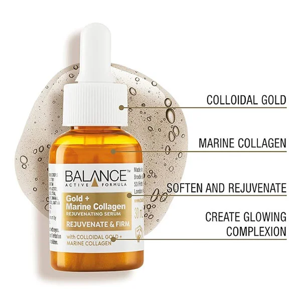 قیمت سرم گلد کلاژن بالانس Balance Gold Collagen Rejuvenating Serum
