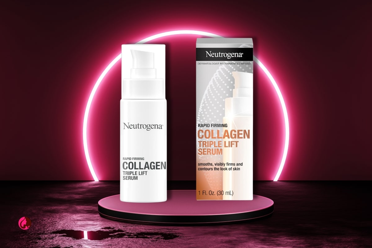 سرم کلاژن صورت برند  Neutrogena Rapid Wrinkle Repair Collagen Face Serum