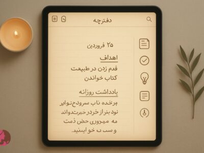 ژورنالینگ دیجیتال: چطور با نوشتن هدف ذهن‌مان را آرام کنیم؟