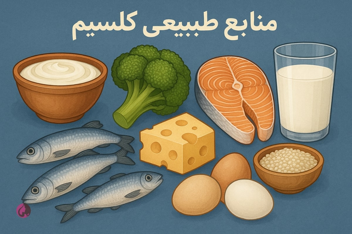 منایع حیوانی و گیاهی و طبیعی کلسیم