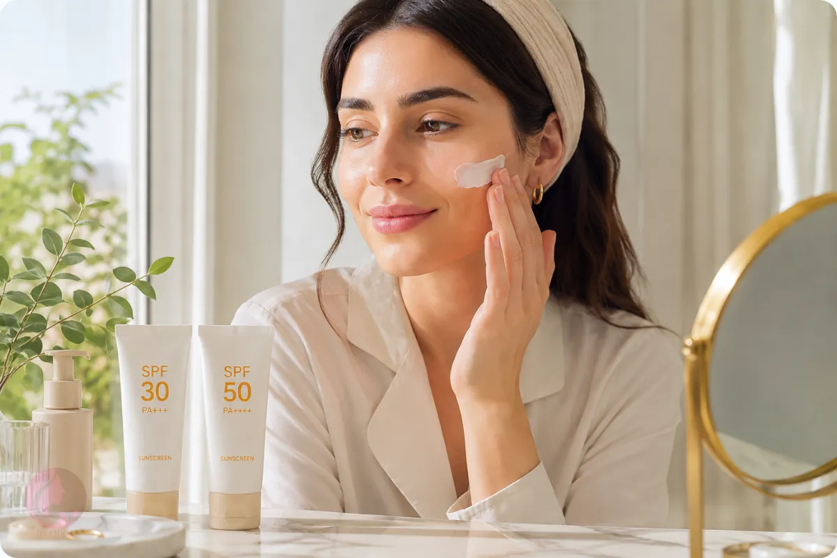 SPF 30 یا 50؟ تفاوت SPF، PA++++ و Broad Spectrum در انتخاب ضدآفتاب 6 استفاده صحیح از ضدآفتاب SPF 30 و SPF 50 روی صورت و اهمیت تمدید ضدآفتاب