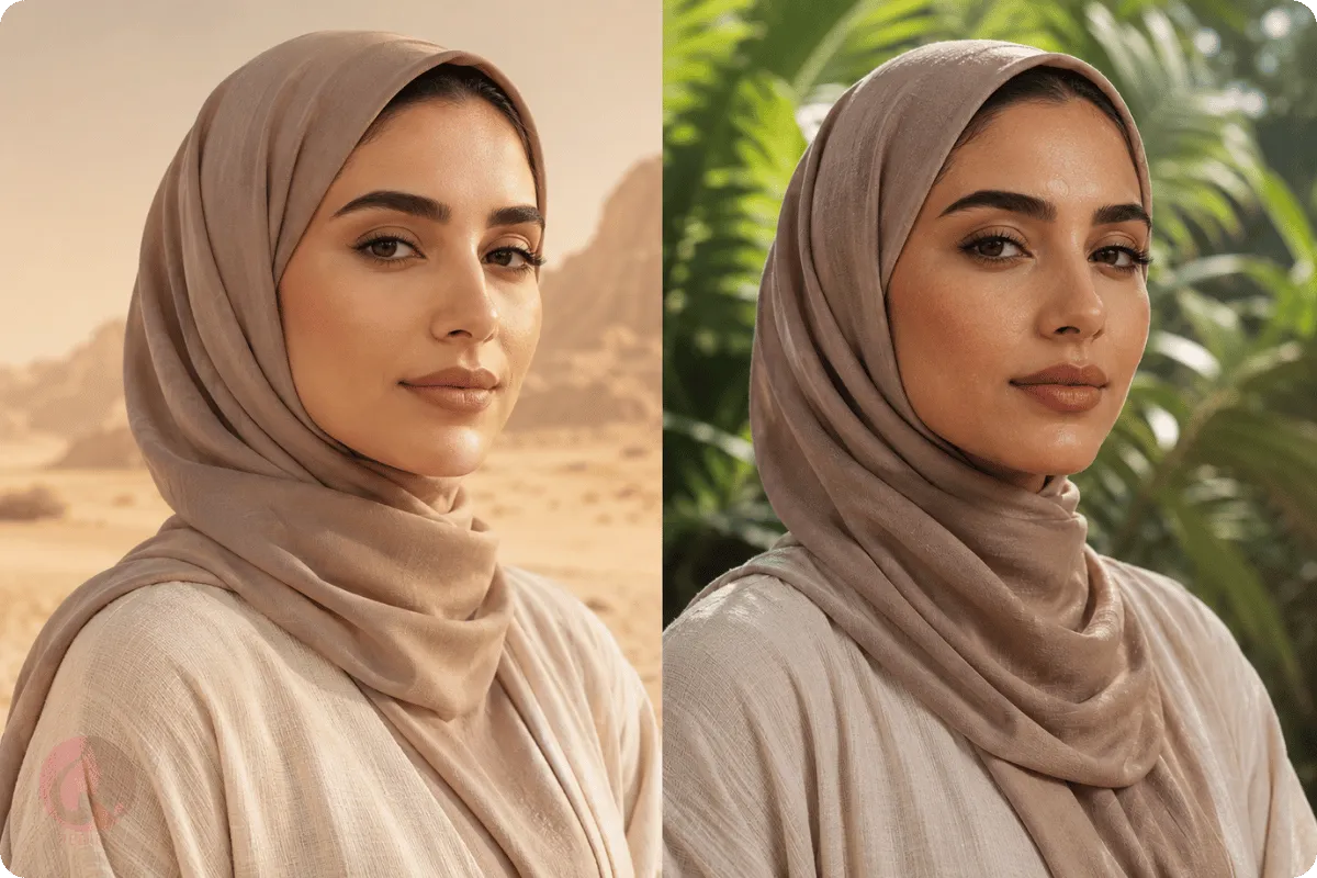 میکاپ ضدتعریق؛ راهنمای جلوگیری از ماسیدن آرایش در گرما 3 مقایسه ماندگاری آرایش در گرمای خشک و هوای گرم و شرجی