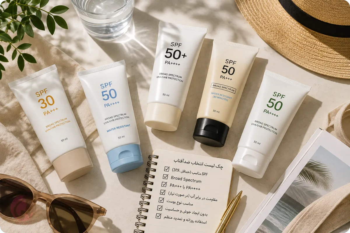 SPF 30 یا 50؟ تفاوت SPF، PA++++ و Broad Spectrum در انتخاب ضدآفتاب 7 راهنمای انتخاب ضدآفتاب بر اساس SPF، PA++++، Broad Spectrum و مقاومت در برابر آب