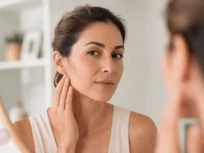بررسی افتادگی خفیف خط فک و صورت برای انجام لیفت پیشگیرانه